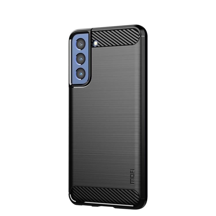 MOFI Gentleness Series Brushed Texture Carbon Fiber Soft TPU Case, For Huawei P50, For Huawei P Smart 2021 / Y7A, For Samsung Galaxy S21 FE, For Samsung Galaxy A82 / Quantum2, For Samsung Galaxy A22 5G, For Nokia 1.4