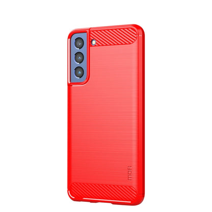 MOFI Gentleness Series Brushed Texture Carbon Fiber Soft TPU Case, For Huawei P50, For Huawei P Smart 2021 / Y7A, For Samsung Galaxy S21 FE, For Samsung Galaxy A82 / Quantum2, For Samsung Galaxy A22 5G, For Nokia 1.4