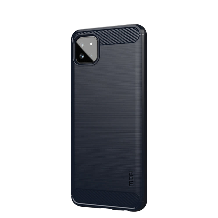 MOFI Gentleness Series Brushed Texture Carbon Fiber Soft TPU Case, For Huawei P50, For Huawei P Smart 2021 / Y7A, For Samsung Galaxy S21 FE, For Samsung Galaxy A82 / Quantum2, For Samsung Galaxy A22 5G, For Nokia 1.4