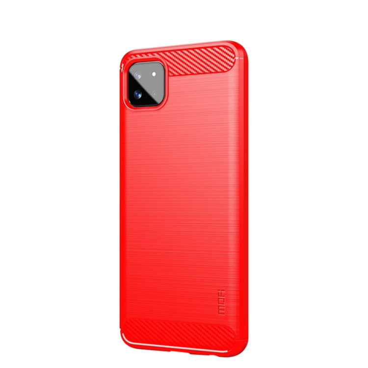 MOFI Gentleness Series Brushed Texture Carbon Fiber Soft TPU Case, For Huawei P50, For Huawei P Smart 2021 / Y7A, For Samsung Galaxy S21 FE, For Samsung Galaxy A82 / Quantum2, For Samsung Galaxy A22 5G, For Nokia 1.4