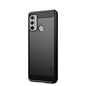 MOFI Gentleness Series Brushed Texture Carbon Fiber Soft TPU Case, For Motorola G60 / G40 Fusion