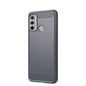 MOFI Gentleness Series Brushed Texture Carbon Fiber Soft TPU Case, For Motorola G60 / G40 Fusion