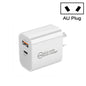 Dual Fast Charging 20W PD3.0+QC 3.0 Interface Travel Charger for iPhone, Huawei, Samsung, Xiaomi