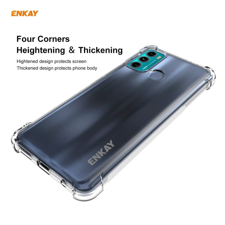 ENKAY Hat-Prince Clear TPU Shockproof Case Soft Anti-slip Cover