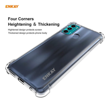 ENKAY Hat-Prince Clear TPU Shockproof Case Soft Anti-slip Cover, For Motorola Moto G60 / G40 Fusion, For Motorola Moto G50, For OnePlus 9R, For Sony Xperia 5 III, For Sony Xperia 10 III, For Xiaomi Mi 11 Pro, For Xiaomi Mi 11 Lite 5G                   ...