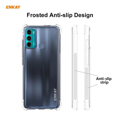 ENKAY Hat-Prince Clear TPU Shockproof Case Soft Anti-slip Cover, For Motorola Moto G60 / G40 Fusion, For Motorola Moto G50, For OnePlus 9R, For Sony Xperia 5 III, For Sony Xperia 10 III, For Xiaomi Mi 11 Pro, For Xiaomi Mi 11 Lite 5G                   ...
