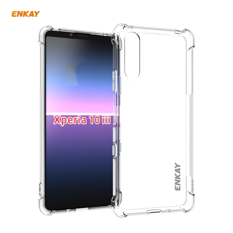 ENKAY Hat-Prince Clear TPU Shockproof Case Soft Anti-slip Cover, For Motorola Moto G60 / G40 Fusion, For Motorola Moto G50, For OnePlus 9R, For Sony Xperia 5 III, For Sony Xperia 10 III, For Xiaomi Mi 11 Pro, For Xiaomi Mi 11 Lite 5G                   ...