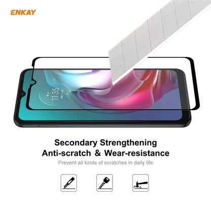 5 PCS ENKAY Hat-Prince Full Glue 0.26mm 9H 2.5D Tempered Glass Full Coverage Film