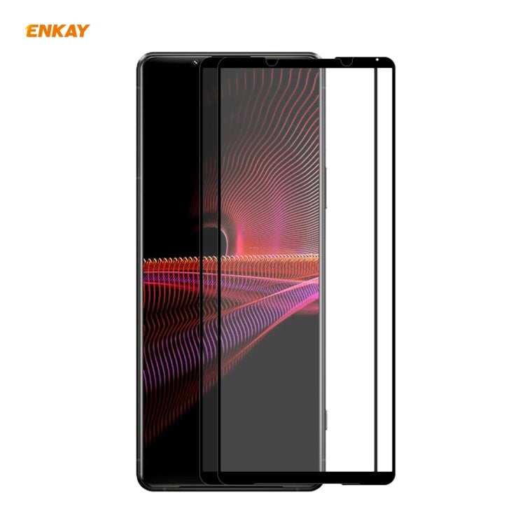 2 PCS ENKAY Hat-Prince Full Glue 0.26mm 9H 2.5D Tempered Glass Full Coverage Film, For Sony Xperia 10 III (2 PCS), For Sony Xperia 1 III (2 PCS), For Motorola Moto G10 / G20 / G30(2 PCS)