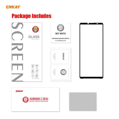 ENKAY Hat-Prince Full Glue 0.26mm 9H 2.5D Tempered Glass Full Coverage Film