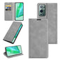 For OnePlus 9 Pro Retro-skin Business Magnetic Suction Leather Case with Holder & Card Slots & Wallet