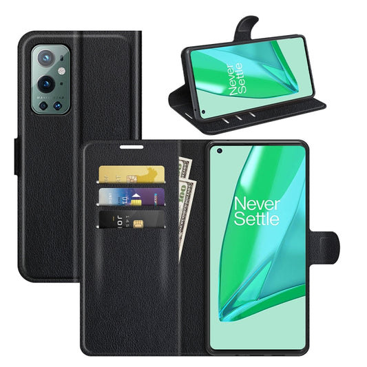 For OnePlus 9 Pro Litchi Texture Horizontal Flip Protective Case with Holder & Card Slots & Wallet