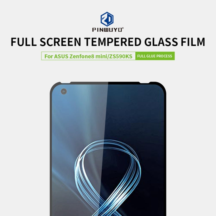 PINWUYO 9H 2.5D Full Screen Tempered Glass Film