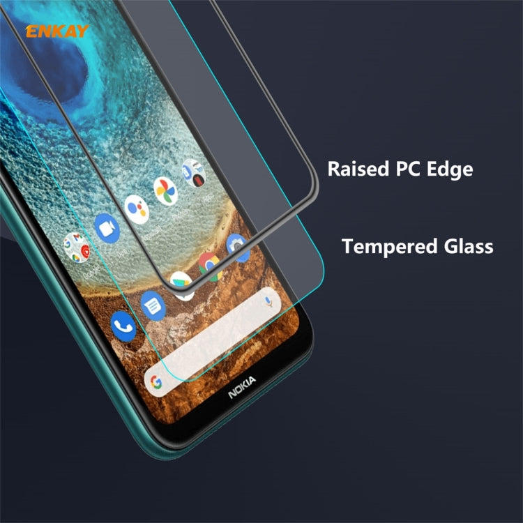 2 PCS ENKAY Hat-Prince Anti-drop Full Glue Tempered Glass Full Screen Film Anti-fall Protector