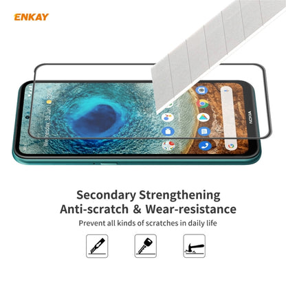 2 PCS ENKAY Hat-Prince Anti-drop Full Glue Tempered Glass Full Screen Film Anti-fall Protector