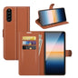 For Sony Xperia 10 III Litchi Texture Horizontal Flip Protective Case with Holder & Card Slots & Wallet, For Sony Xperia 10 III