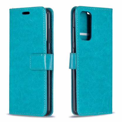 For Samsung Galaxy S21 Crazy Horse Texture Horizontal Flip Leather Case with Holder & Card Slots & Wallet & Photo Frame