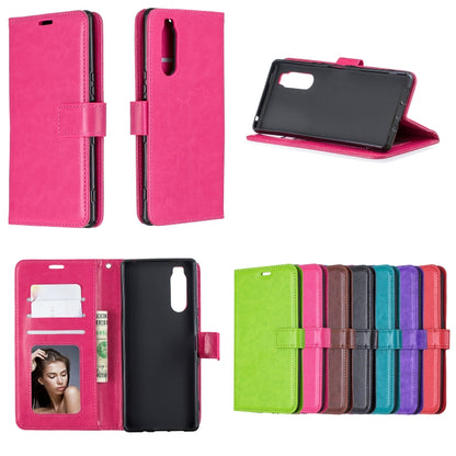 For Samsung Galaxy S21 Crazy Horse Texture Horizontal Flip Leather Case with Holder & Card Slots & Wallet & Photo Frame