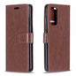 For Samsung Galaxy S21 Ultra Crazy Horse Texture Horizontal Flip Leather Case with Holder & Card Slots & Wallet & Photo Frame, For Galaxy S21 Ultra