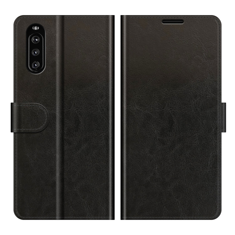 For Sony Xperia 10 III R64 Texture Single Horizontal Flip Protective Case with Holder & Card Slots & Wallet& Photo Frame