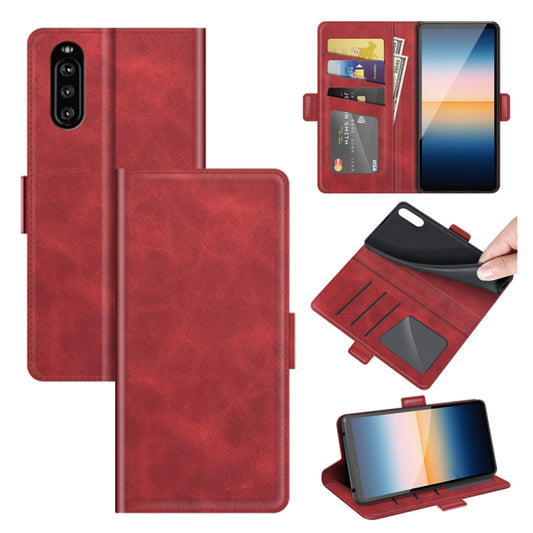 For Sony Xperia 10 III Dual-side Magnetic Buckle Horizontal Flip Leather Case with Holder & Card Slots & Wallet, For Sony Xperia 10 III