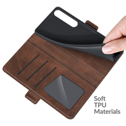 For Sony Xperia 1 III Dual-side Magnetic Buckle Horizontal Flip Leather Case with Holder & Card Slots & Wallet, For Sony Xperia 1 III