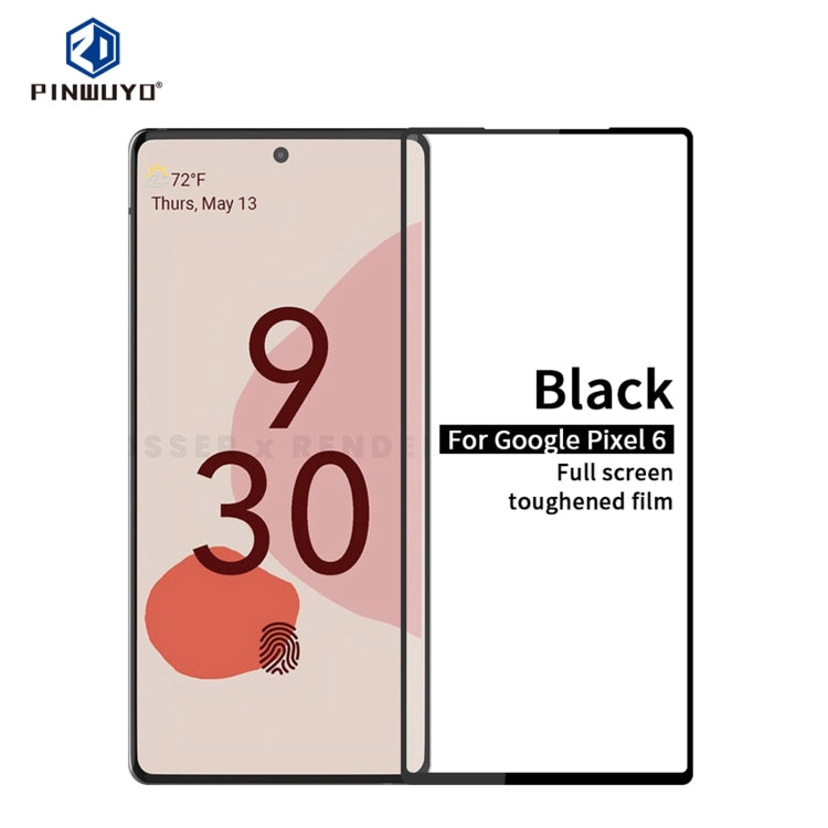 PINWUYO 9H 2.5D Full Screen Tempered Glass Film