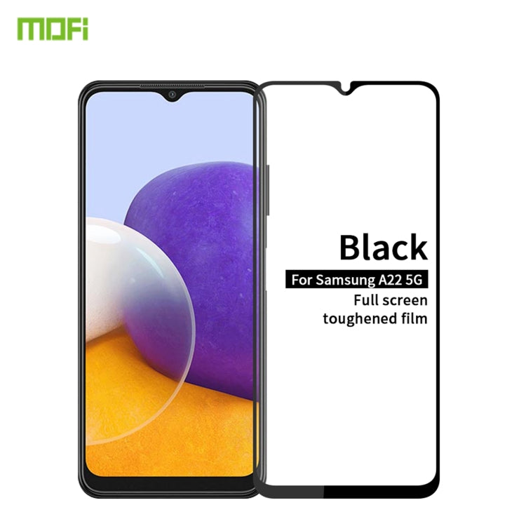 MOFI 9H 2.5D Full Screen Tempered Glass Film, For Samsung Galaxy A22 5G, For OnePlus Nord CE 5G, For OnePlus Nord N200