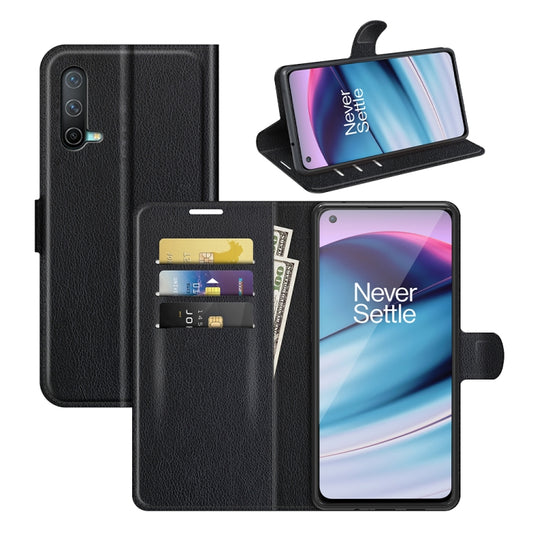 For OnePlus Nord CE 5G Litchi Texture Horizontal Flip Protective Case with Holder & Card Slots & Wallet