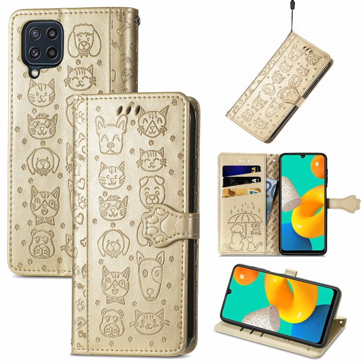 Cute Cat and Dog Embossed Horizontal Flip Leather Case with Holder & Card Slots & Wallet & Lanyard, Series 1