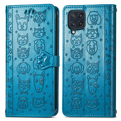 Cute Cat and Dog Embossed Horizontal Flip Leather Case with Holder & Card Slots & Wallet & Lanyard, Series 1