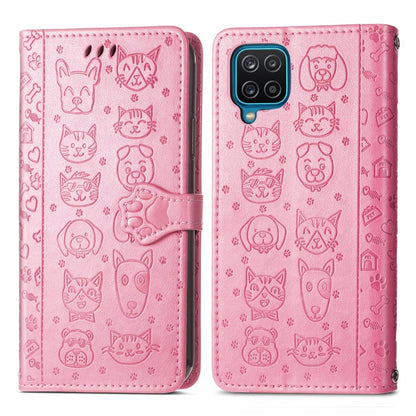 Cute Cat and Dog Embossed Horizontal Flip Leather Case with Holder & Card Slots & Wallet & Lanyard, Series 4