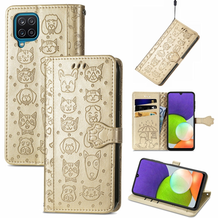 Cute Cat and Dog Embossed Horizontal Flip Leather Case with Holder & Card Slots & Wallet & Lanyard, Series 4