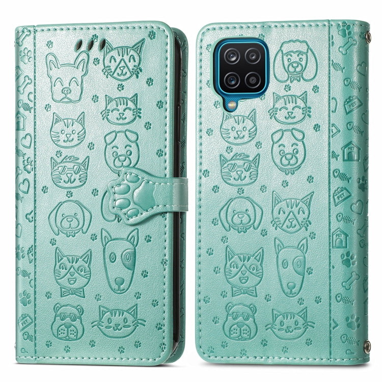 Cute Cat and Dog Embossed Horizontal Flip Leather Case with Holder & Card Slots & Wallet & Lanyard, For Galaxy A12, For Samsung Galaxy  A82 5G, For Samsung Galaxy A03s 164mm, For Nokia 1.4
