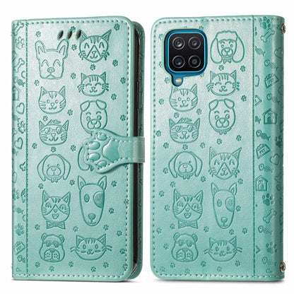 Cute Cat and Dog Embossed Horizontal Flip Leather Case with Holder & Card Slots & Wallet & Lanyard, For Galaxy A12, For Samsung Galaxy  A82 5G, For Samsung Galaxy A03s 164mm, For Nokia 1.4