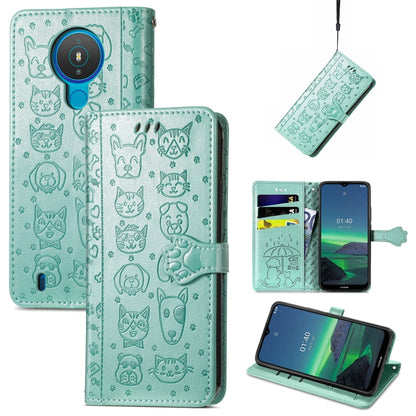 Cute Cat and Dog Embossed Horizontal Flip Leather Case with Holder & Card Slots & Wallet & Lanyard, For Galaxy A12, For Samsung Galaxy  A82 5G, For Samsung Galaxy A03s 164mm, For Nokia 1.4