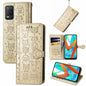 Cute Cat and Dog Embossed Horizontal Flip Leather Case with Holder & Card Slots & Wallet & Lanyard, For Samsung Galaxy A22 4G, For OPPO Realme V15 5G, For Samsung Galaxy A12, For OPPO Realme V13