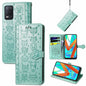Cute Cat and Dog Embossed Horizontal Flip Leather Case with Holder & Card Slots & Wallet & Lanyard, For Samsung Galaxy A22 4G, For OPPO Realme V15 5G, For Samsung Galaxy A12, For OPPO Realme V13
