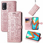 Cute Cat and Dog Embossed Horizontal Flip Leather Case with Holder & Card Slots & Wallet & Lanyard, For Samsung Galaxy A22 4G, For OPPO Realme V15 5G, For Samsung Galaxy A12, For OPPO Realme V13
