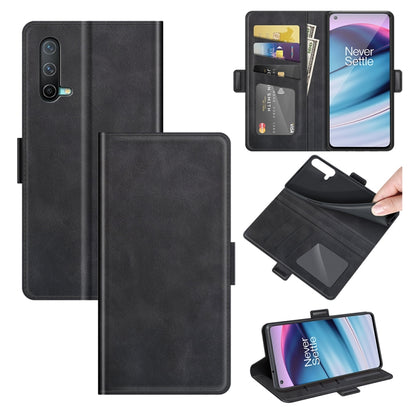 For OnePlus Nord CE 5G Dual-side Magnetic Buckle Horizontal Flip Leather Case with Holder & Card Slots & Wallet