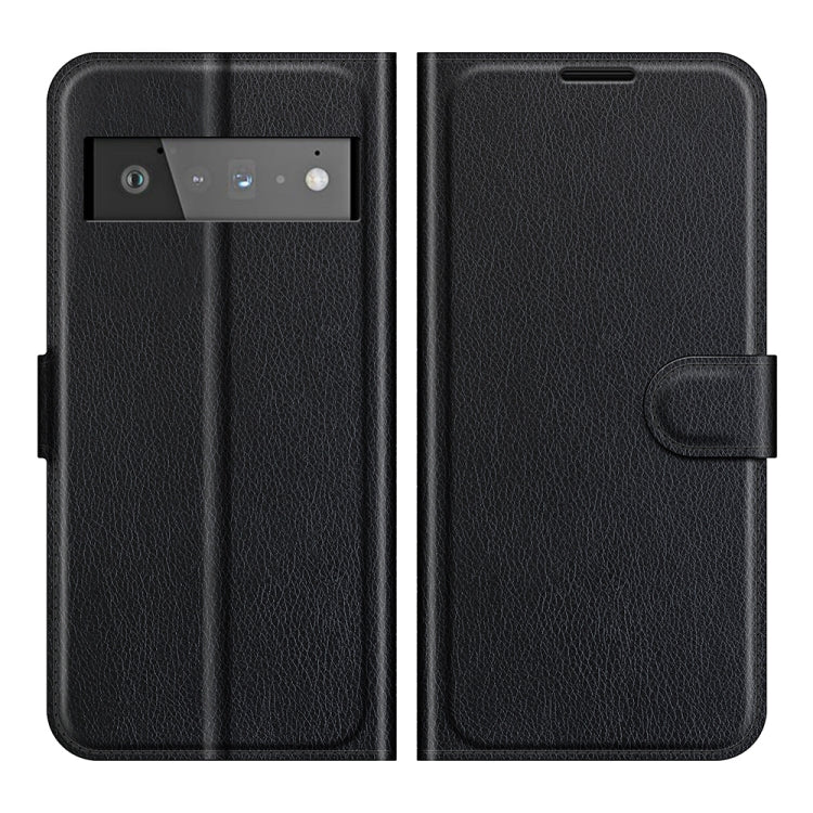 For Google Pixel 6 Pro Litchi Texture Horizontal Flip Protective Case with Holder & Card Slots & Wallet