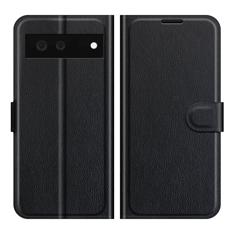 For Google Pixel 6 Litchi Texture Horizontal Flip Protective Case with Holder & Card Slots & Wallet