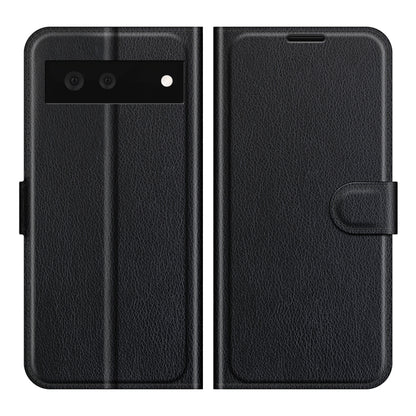 For Google Pixel 6 Litchi Texture Horizontal Flip Protective Case with Holder & Card Slots & Wallet