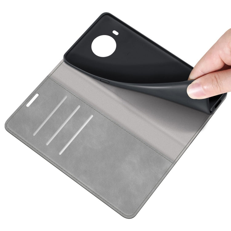 For Nokia X10/X20 Retro-skin Business Magnetic Suction Leather Case with Holder & Card Slots & Wallet, For Nokia X10/X20