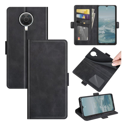 For Nokia G10/G20 Dual-side Magnetic Buckle Horizontal Flip Leather Case with Holder & Card Slots & Wallet