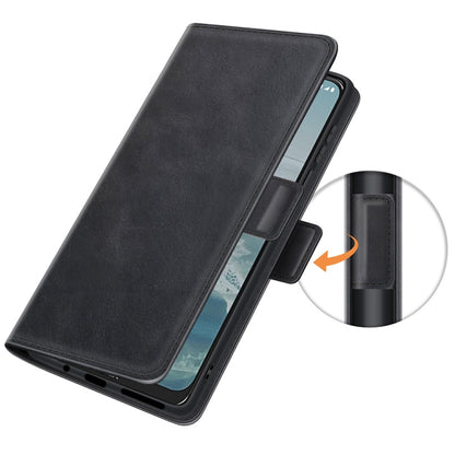 For Nokia G10/G20 Dual-side Magnetic Buckle Horizontal Flip Leather Case with Holder & Card Slots & Wallet