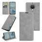 For Nokia G10/G20 Retro-skin Business Magnetic Suction Leather Case with Holder & Card Slots & Wallet