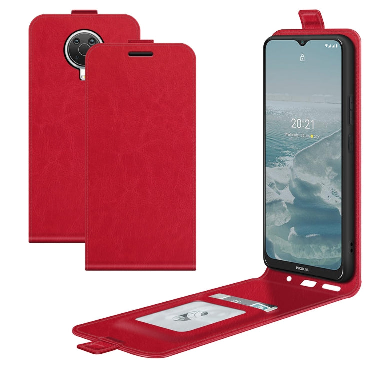 For Nokia G10/G20 R64 Texture Single Vertical Flip Leather Protective Case with Card Slots & Photo Frame