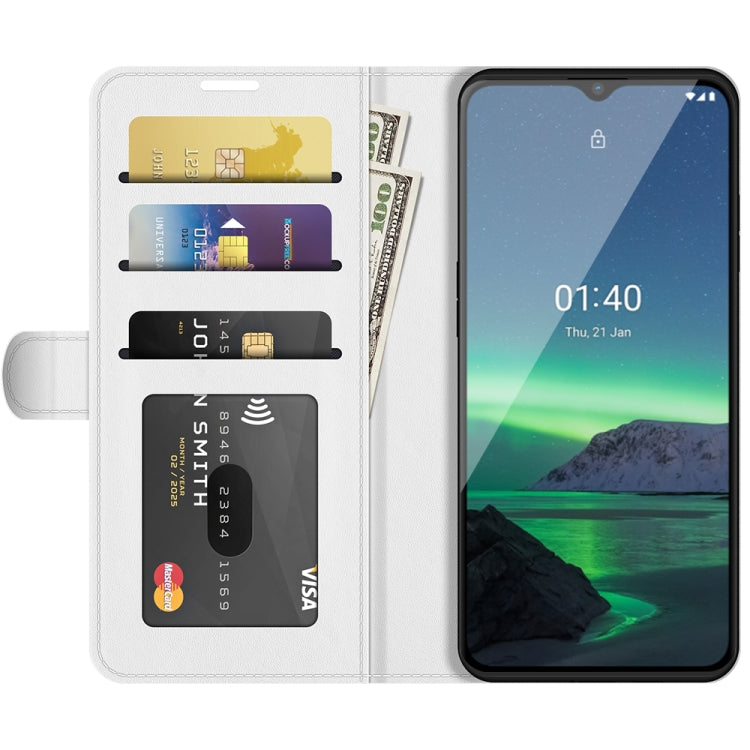 For Nokia 1.4 R64 Texture Single Horizontal Flip Protective Case with Holder & Card Slots & Wallet& Photo Frame, For Nokia 1.4