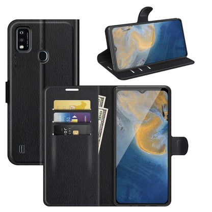 For ZTE Blade A51 Litchi Texture Horizontal Flip Protective Case with Holder & Card Slots & Wallet, For ZTE Blade A51